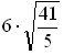 sqrt(1476/5)